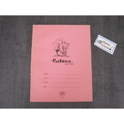 Cahier écolier ancien " Lutèce" carreaux
