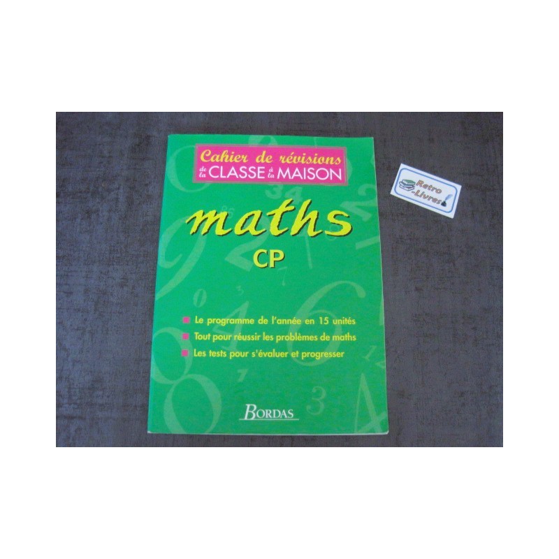 Maths CP Cahier de révisions 1994