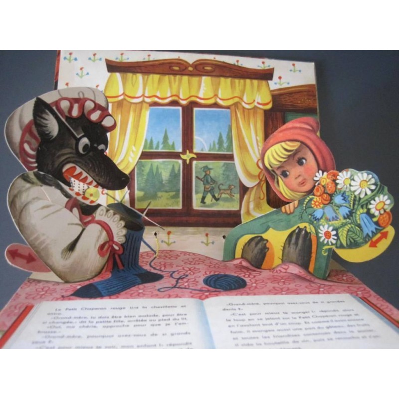 LIVRE ANCIEN POP Up - LE PETIT CHAPERON ROUGE - Rouge Et Or - Vintage EUR 15,00 - FR