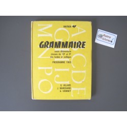 Grammaire cours élémentaire 1963