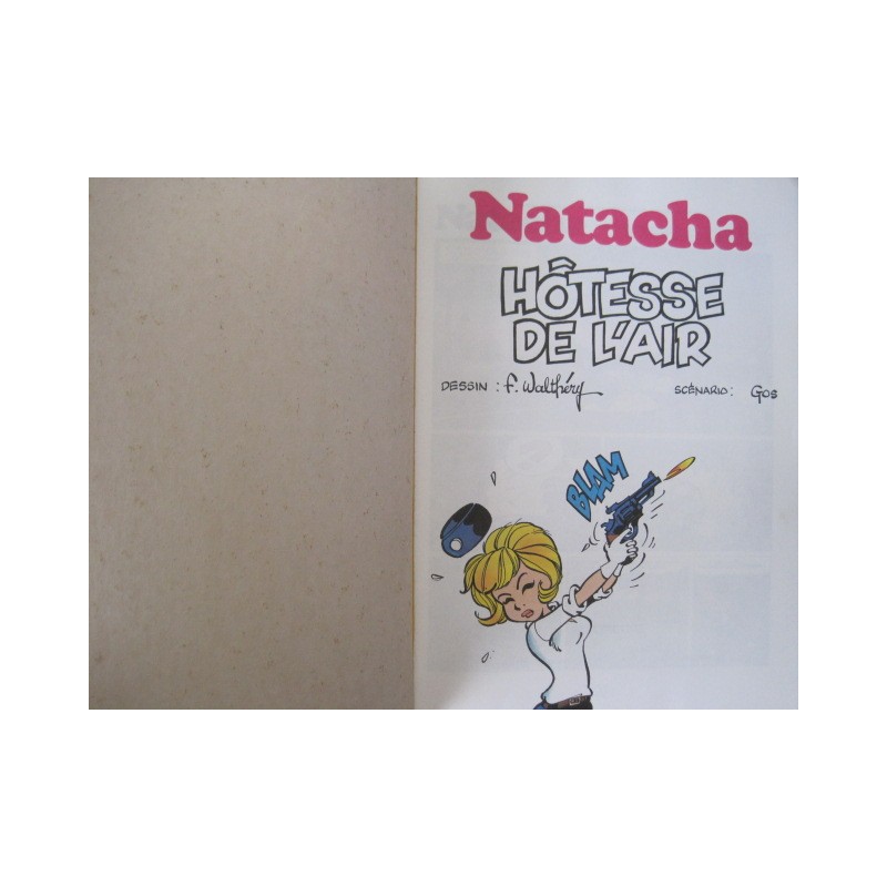 Natacha hôtesse de l'air Numéro 1 - Retro-Livres