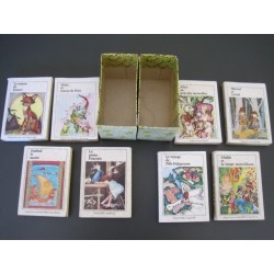 Coffrets Mini-Contes Tomes 1 et 2 - Editions J.Riquier 1976