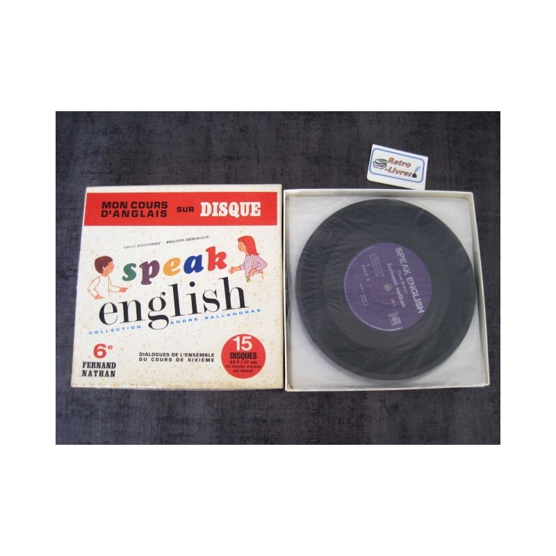 Speak english 6e Mon cours d'anglais sur disques