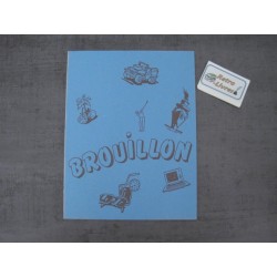 cahier de brouillon vintage
