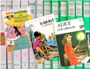 Livres de la Bibliothèque rose et verte de chez Hachette 