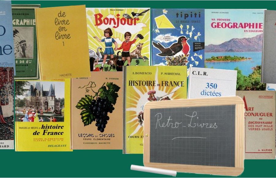 Les manuels scolaires et livres scolaires anciens et vintage